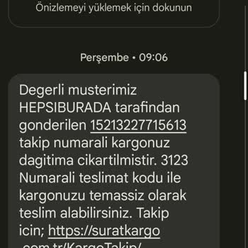 Sürat Kargo Kargom Hala Teslim Edilmedi