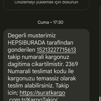 Sürat Kargo Kargom Hala Teslim Edilmedi
