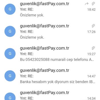FastPay Hesap Ve SMS Sorunu