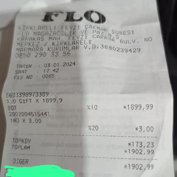 FLO Ayakkabı FLO Hatalı Ürün