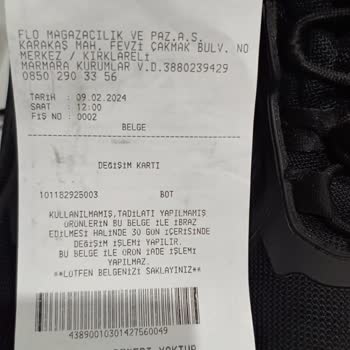 FLO Ayakkabı FLO Hatalı Ürün