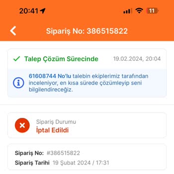 Migros Yanlış İptal Edilmesi