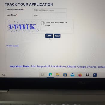 VFS Global Referans Numarası Geçersiz Diyor Ve Başvurumu Takip Edemiyorum