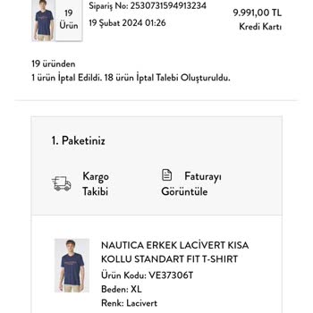 Nautica-tr.com Kötü İptal Süreci