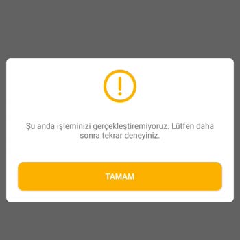 VakıfBank İşleminiz Gerçekleştirilemiyor Sorunu