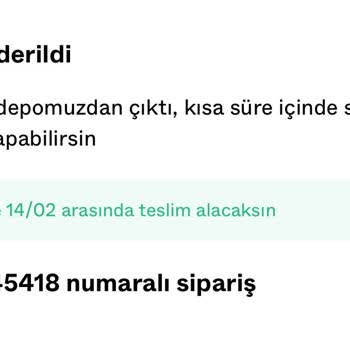 Bershka Son Teslim Tarihi Geçen Sipariş