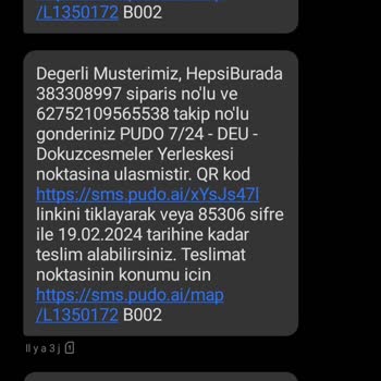 Pudo Teslimat Kodu Ve QR Kodu Çalışmıyor