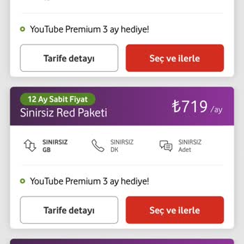 Vodafone Uçuk Tarife Fiyatı