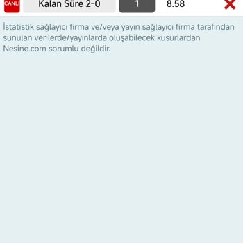 Nesine Kupon İptal Oldu