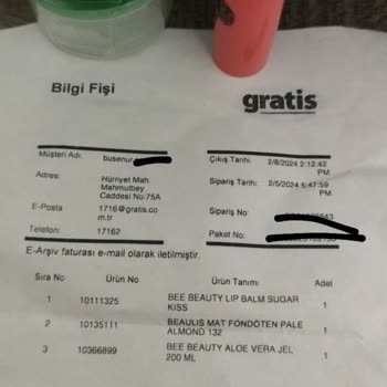 Gratis'te Online Alışveriş Sorunu