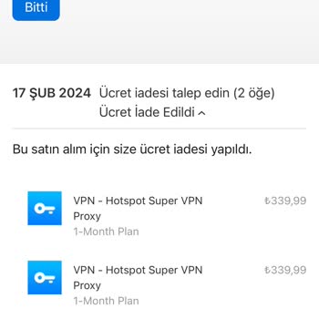 Apple Story Ücret İadesi