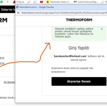 Thermoform Fatura Vermiyor Ya Da Ulaştıramıyor