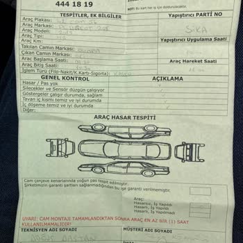 Carglass Kaskodan Cam Değişimi