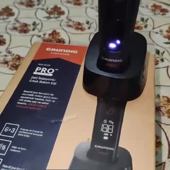 Grundig Tıraş Makinesi Şarjdan Sonra Bu Şekilde Çalışmıyor!