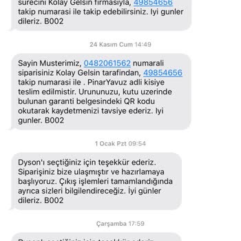 Dyson Yedek Parça İçin 2 Aydır Oyalıyor!