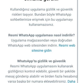 WhatsApp Hesabımı Açamıyorum.