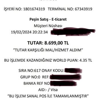 Iyzico Amazon*AMAZON.com. T Kartımdan İznim Dışında Para Çekilmesi