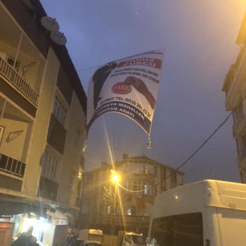 GOP Belediyesi Muhtarlık Afiş Tehlikesi