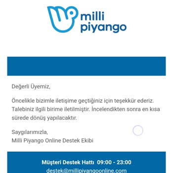 Milli Piyango Üyeliğinde Yaşanan İade Problemi