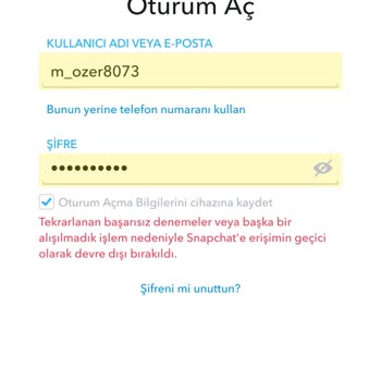 Snapchat Erişimi Geçici Olarak Devre Dışı Bırakıldı