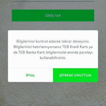 TEB İnternet Bankacılığı Bloke