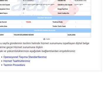 Aras Kargo Geciken İade Sebebi İle Mağduriyet