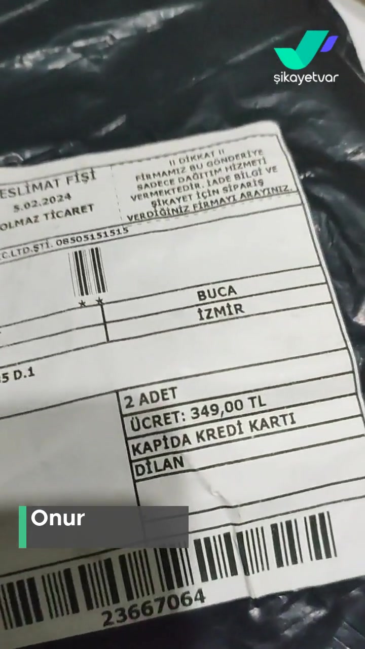 Solmaz Pazarlama Araç LED'i Eksik Ürün videonun kapak resmi