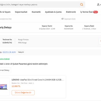 Trendyol'dan 6 Adet Laptop Sipariş Verdik. Hepsinde Boş Kutular Geldi