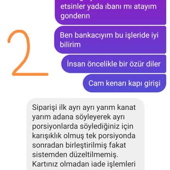 Öz Doydum Kebap İstinye Müşteriye Davranış Hk.