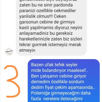 Öz Doydum Kebap İstinye Müşteriye Davranış Hk.