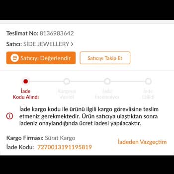 Trendyol Ve Sürat Kargo Ürünümü Kaybetti