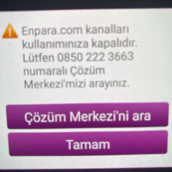 Enpara.com Hesap Kapandı