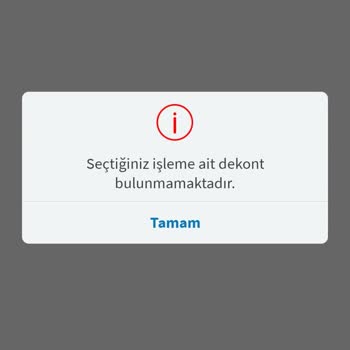Halkbank Hesabımdan Dekonta Ulaşamıyorum