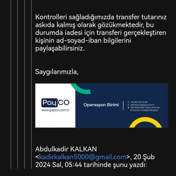Payco İle İade Sorunu