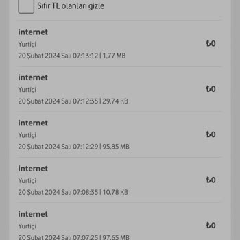 Vodafone Yüksek Fatura Sürprizi Ve İnternet Aşımı Sorunu