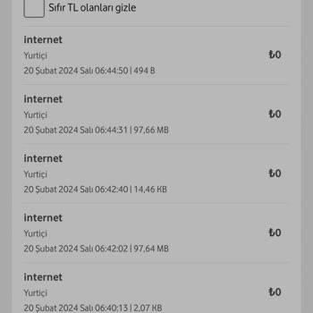 Vodafone Yüksek Fatura Sürprizi Ve İnternet Aşımı Sorunu