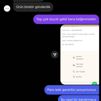 Alyansforever Aldığım Ürünü İade Etmiyor Sitesinde İade Garantisi Var