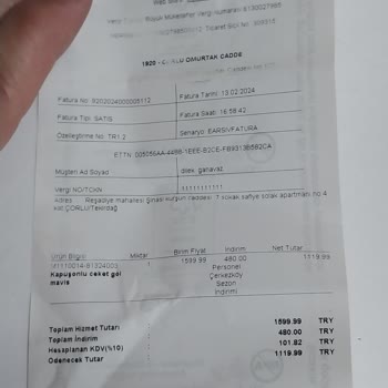 Çorlu Aras Kargo Alipaşa Şubesinden Şikayetçiyim Mağdur Oldum