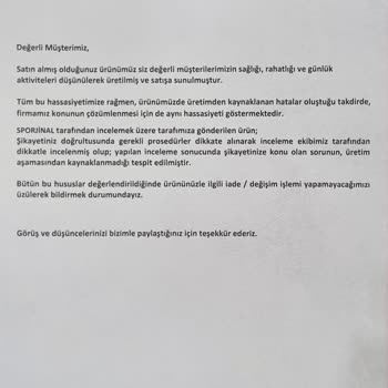 Skechers Kalitesiz Materyal Kullanımı Ve Garanti Kapsamına Girmemesi