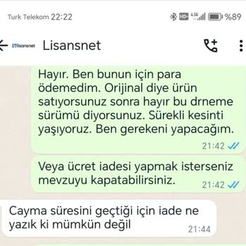 Lisansnet.com İsimli Sitenin Yanından Geçmeyin!
