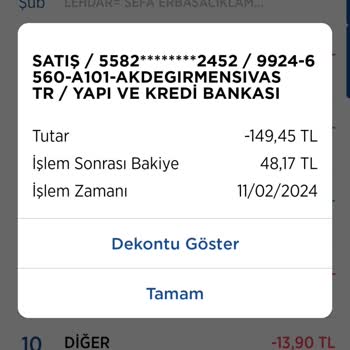 A101 Üç Kez Ücret Kesintisi Ve Bilgi Bekleyişi
