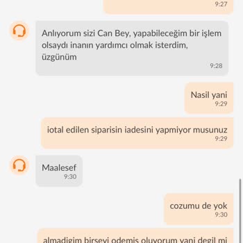 Trendyol Yemek Ücret İadesi Yapmıyor