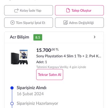 Pazarama Acr Bilişim Parası Ödenen Ürünüm Ortada Yok
