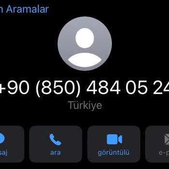 0850 484 05 24 Şaibeli Numara Aradı