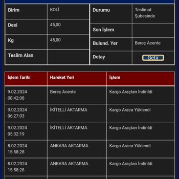 Sürat Kargo'nun Rezil Şubesi Bereç