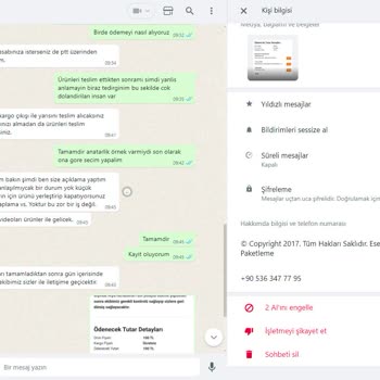 Esentürk Paketleme Online Başvuru Sonrası Kişisel Bilgilerin Korunması Talebi