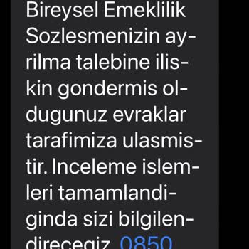 Türkiye Hayat Emeklilik Türkiye Sigorta Beş İptal Ödememi Yapmıyor