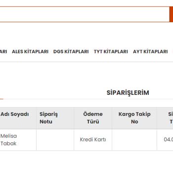 YKM Kitaptan Yanıt Alınamıyor.