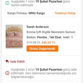 Karaca Home Eksik Ürün Gönderimi