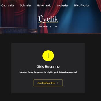 İstanbul Senin 34 Uygulama Giriş Hatası